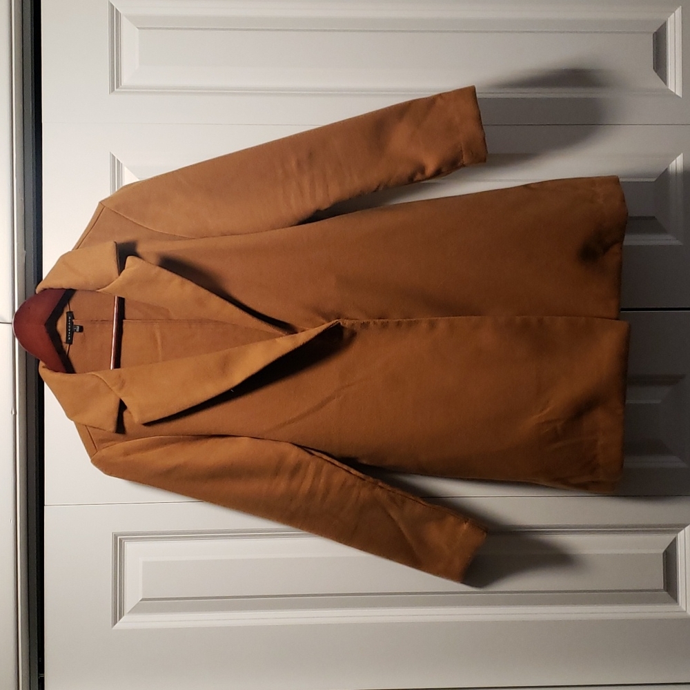 Felt Light Brown  Trench Coat
